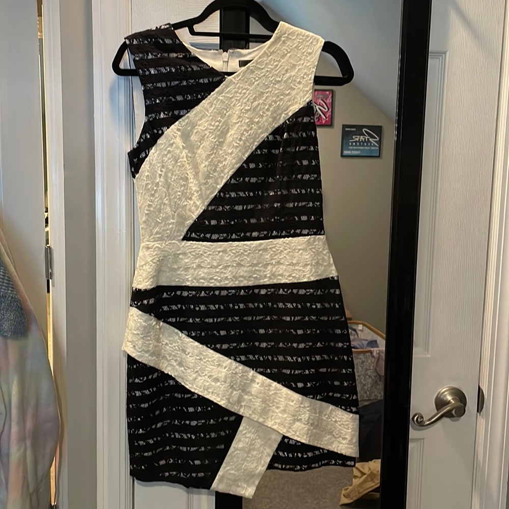 BCBG Asymmentrical Mini Dress
